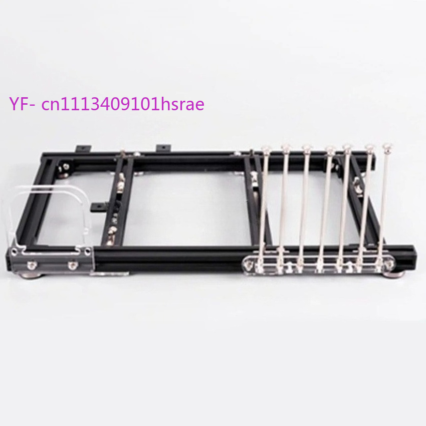 Aluminum Open Frame Test Bench Water Cooling - เคสคอมพิวเตอร์แบบเปิดโครงสร้าง ATX อลูมิเนียมอัลลอยด์ 1 ชิ้น, รองรับการระบายความร้อนด้วยน้ำ,
