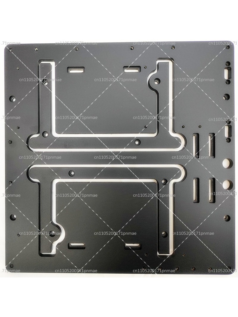 Aluminum Open Frame Test Bench Water Cooling - เคสคอมพิวเตอร์อะลูมิเนียมแบบเปิดโครง, แชสซีสำหรับทดสอบระบบระบายความร้อนด้วยน้ำ MATX สำหรับฮาร์ดแวร์พีซี