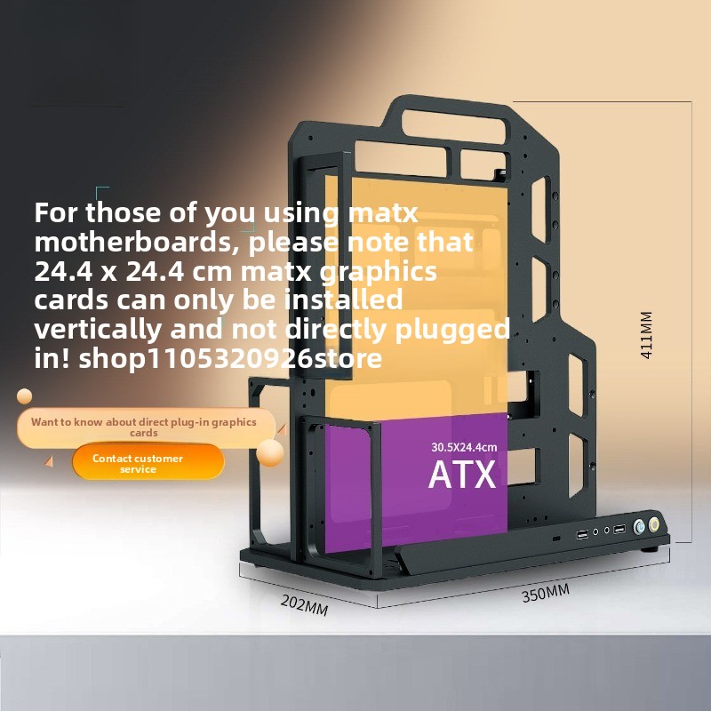เคสคอมพิวเตอร์แบบเปิดโล่ง โครง - Aluminum Open Frame Test Bench Water Cooling บทวิจารณ์และราคา
