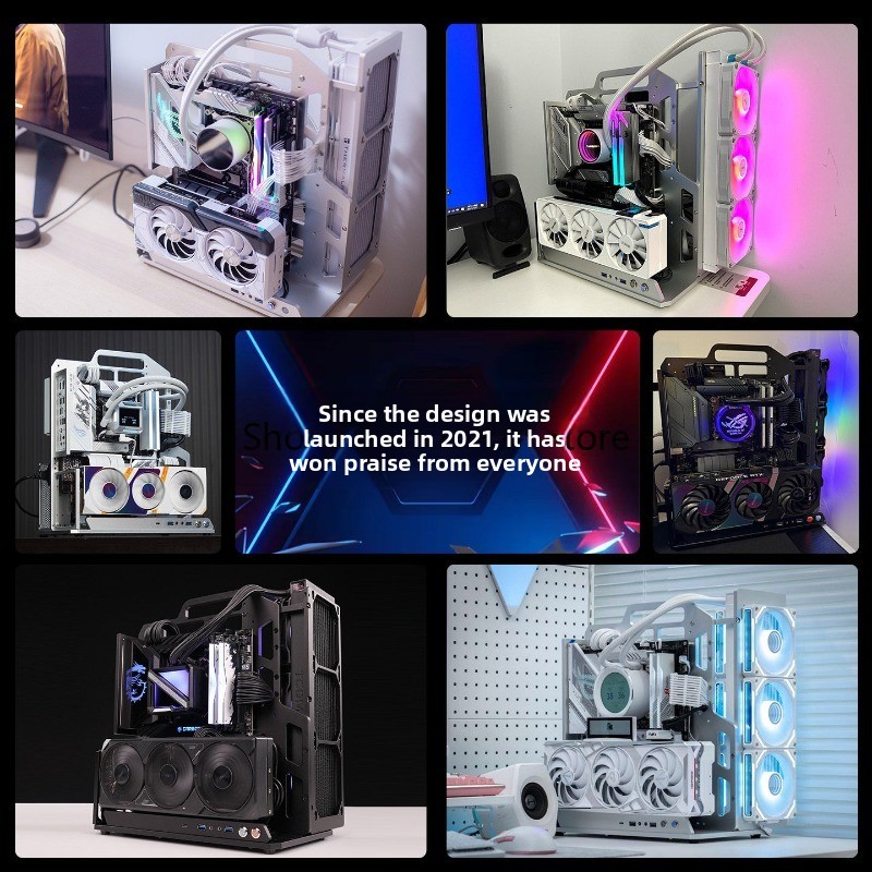 เคสคอมพิวเตอร์แบบเปิดโล่ง โครง - Aluminum Open Frame Test Bench Water Cooling บทวิจารณ์และราคา
