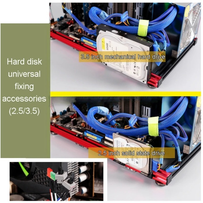 เคสคอมพิวเตอร์อลูมิเนียมอัลลอย - Aluminum Open Frame Test Bench Water Cooling บทวิจารณ์และราคา