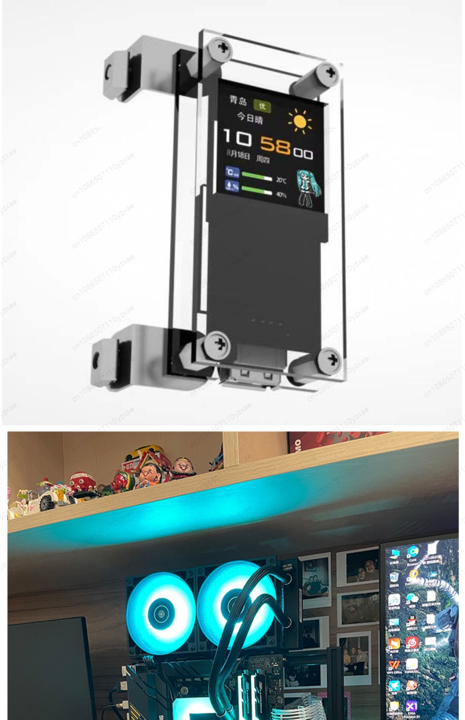 โครงเครื่องคอมพิวเตอร์แบบเปิดโ - Aluminum Open Frame Test Bench Water Cooling บทวิจารณ์และราคา